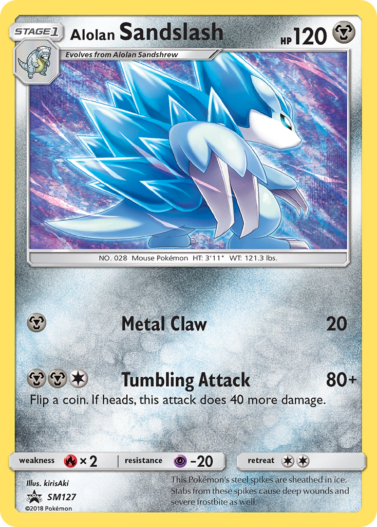 Alolan Sandslash (SM127) [Sun & Moon: Black Star Promos] | Deep Dive Games St. Marys