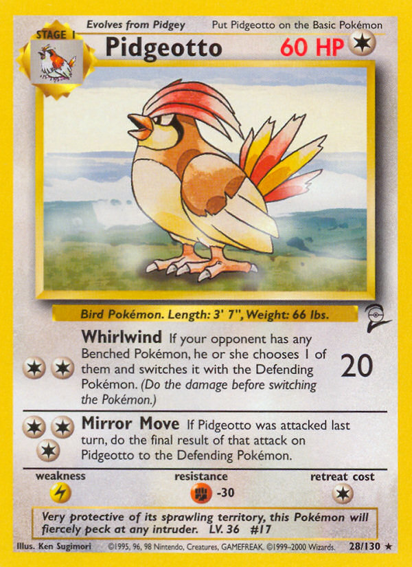 Pidgeotto (28/130) [Base Set 2] | Deep Dive Games St. Marys