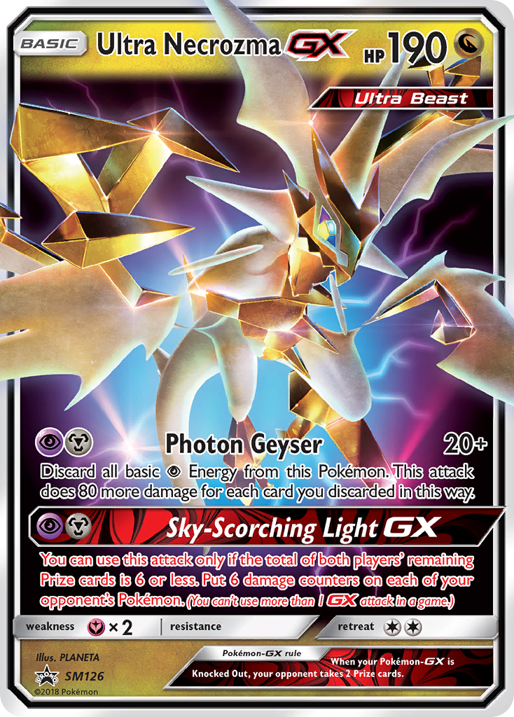 Ultra Necrozma GX (SM126) [Sun & Moon: Black Star Promos] | Deep Dive Games St. Marys