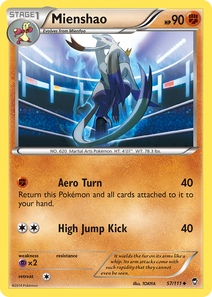 Mienshao (57/111) [XY: Furious Fists] | Deep Dive Games St. Marys