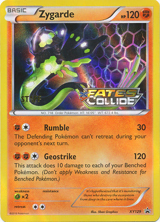 Zygarde (XY129) (Staff) [XY: Black Star Promos] | Deep Dive Games St. Marys