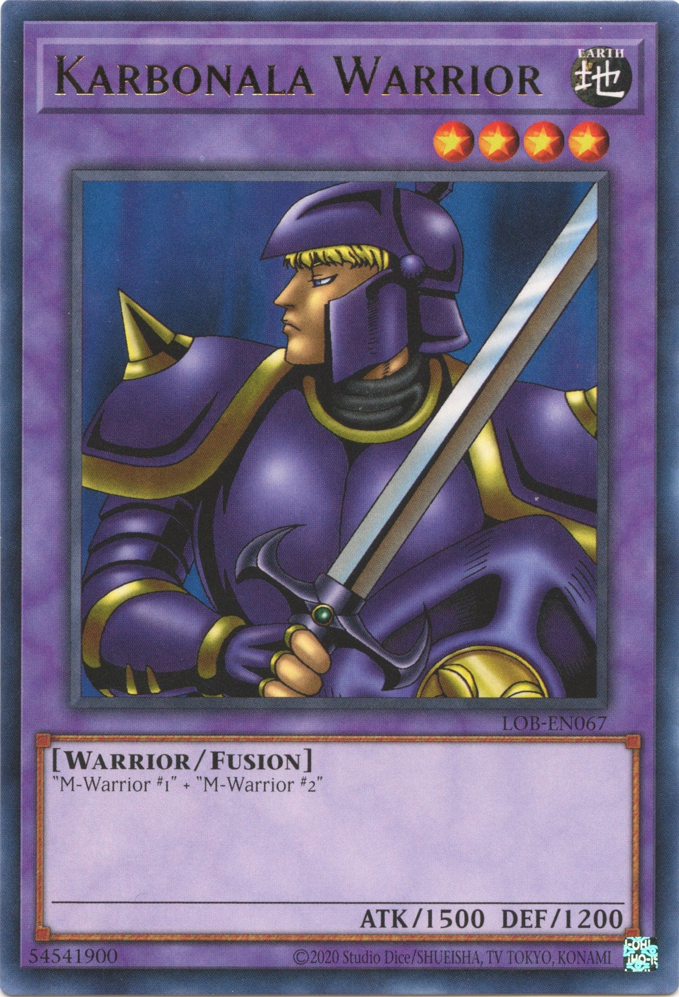 Karbonala Warrior (25th Anniversary) [LOB-EN067] Rare | Deep Dive Games St. Marys