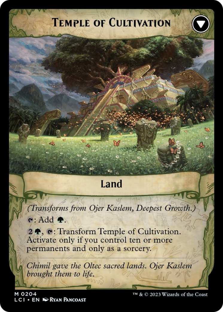 Ojer Kaslem, Deepest Growth // Temple of Cultivation [The Lost Caverns of Ixalan] | Deep Dive Games St. Marys