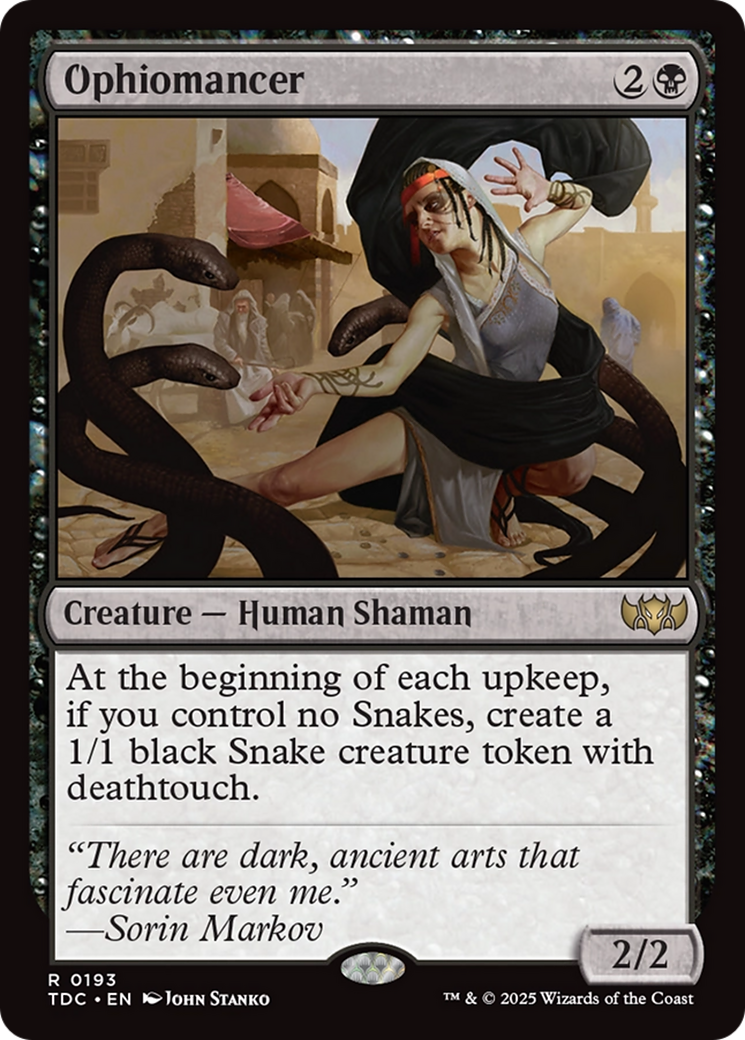 Ophiomancer [Tarkir: Dragonstorm Commander] | Deep Dive Games St. Marys
