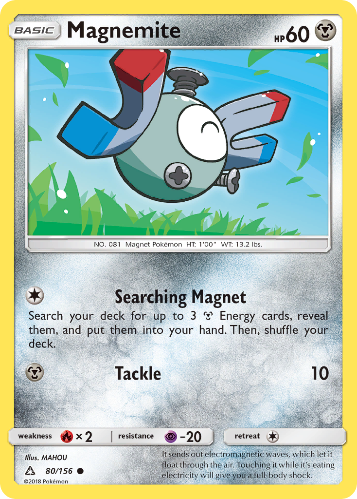 Magnemite (80/156) [Sun & Moon: Ultra Prism] | Deep Dive Games St. Marys