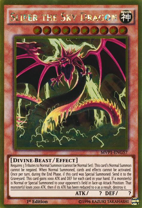 Slifer the Sky Dragon [MVP1-ENG57] Gold Rare | Deep Dive Games St. Marys