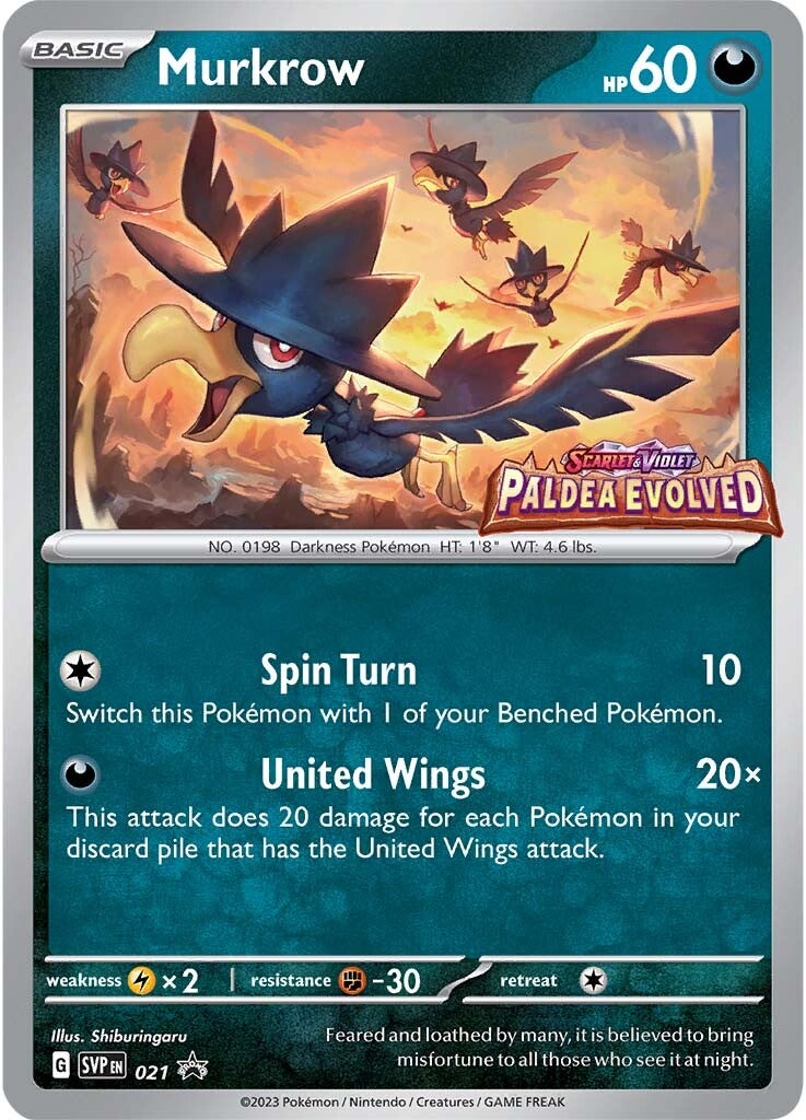 Murkrow (021) [Scarlet & Violet: Black Star Promos] | Deep Dive Games St. Marys