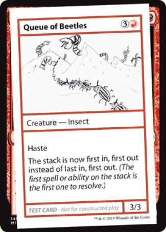 Queue of Beetles (2021 Edition) [Mystery Booster Playtest Cards] | Deep Dive Games St. Marys