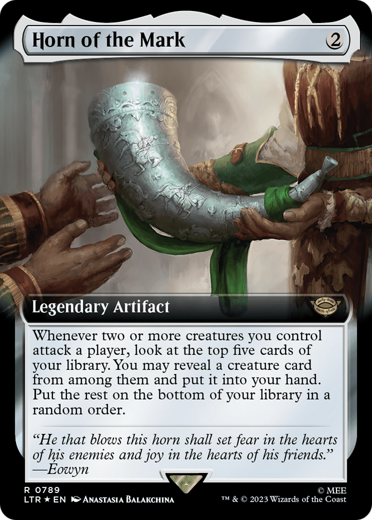 Horn of the Mark (Extended Art) (Surge Foil) [The Lord of the Rings: Tales of Middle-Earth] | Deep Dive Games St. Marys