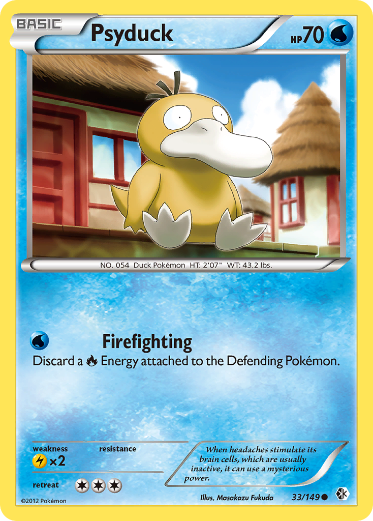 Psyduck (33/149) [Black & White: Boundaries Crossed] | Deep Dive Games St. Marys
