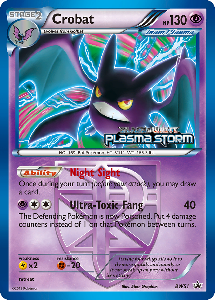 Crobat (BW51) [Black & White: Black Star Promos] | Deep Dive Games St. Marys