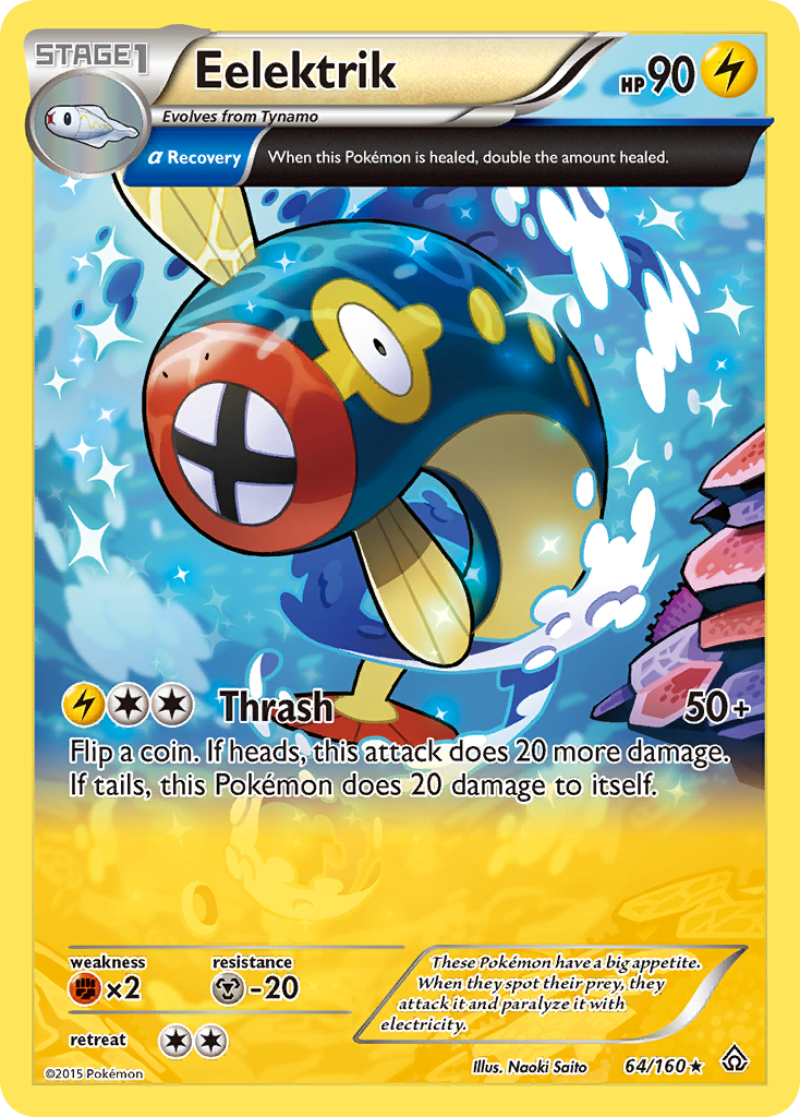 Eelektrik (64/160) [XY: Primal Clash] | Deep Dive Games St. Marys