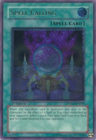 Spell Calling [POTD-EN039] Ultimate Rare | Deep Dive Games St. Marys