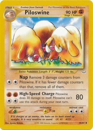 Piloswine (36/64) [Neo Revelation Unlimited] | Deep Dive Games St. Marys