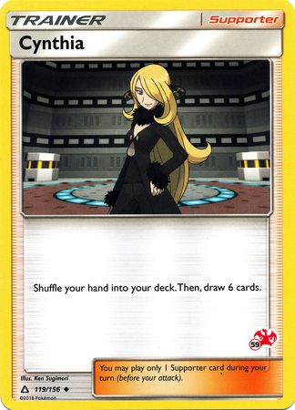 Cynthia (119/156) (Charizard Stamp #59) [Battle Academy 2020] | Deep Dive Games St. Marys