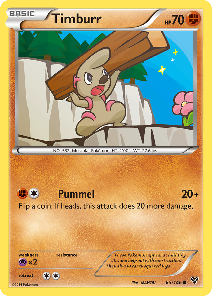 Timburr (65/146) [XY: Base Set] | Deep Dive Games St. Marys