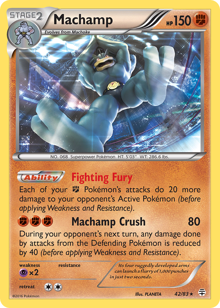 Machamp (42/83) [XY: Generations] | Deep Dive Games St. Marys