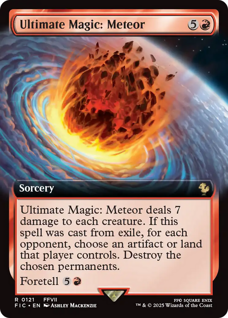 Ultimate Magic: Meteor (Extended Art) [FINAL FANTASY Commander] | Deep Dive Games St. Marys
