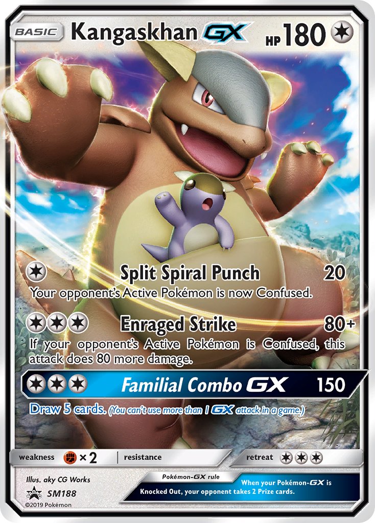 Kangaskhan GX (SM188) [Sun & Moon: Black Star Promos] | Deep Dive Games St. Marys