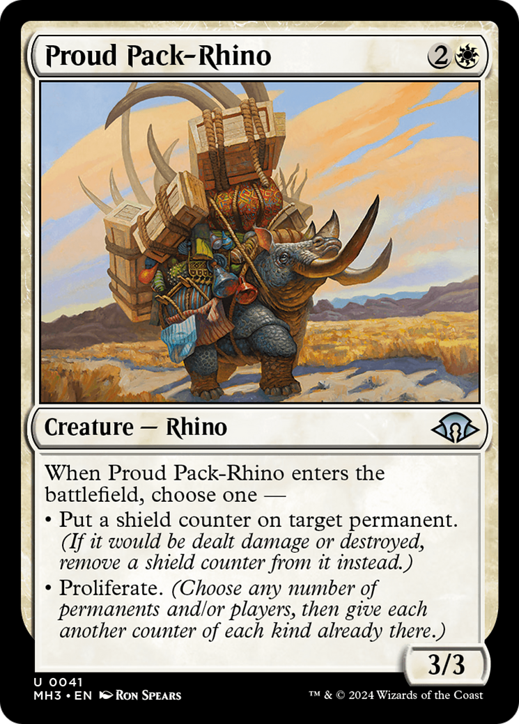 Proud Pack-Rhino [Modern Horizons 3] | Deep Dive Games St. Marys