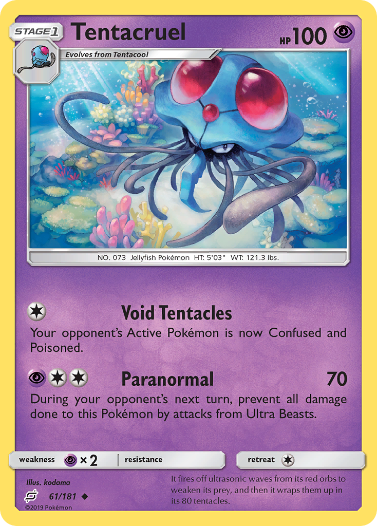 Tentacruel (61/181) [Sun & Moon: Team Up] | Deep Dive Games St. Marys