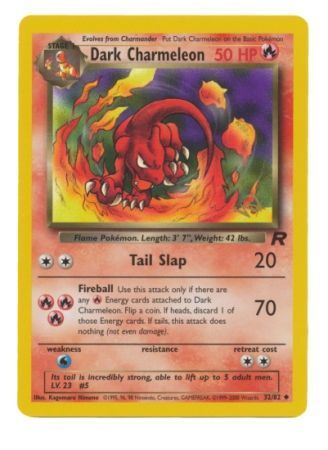 Dark Charmeleon (32/82) (W Stamped Promo) [Team Rocket Unlimited] | Deep Dive Games St. Marys