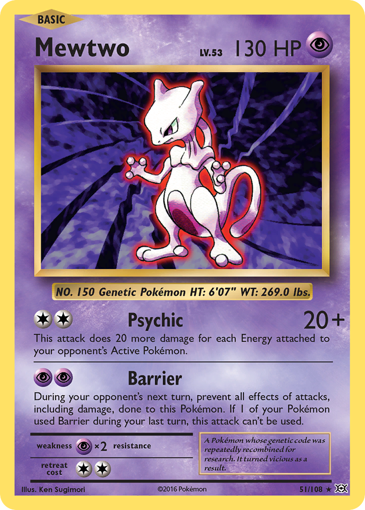 Mewtwo (51/108) [XY: Evolutions] | Deep Dive Games St. Marys