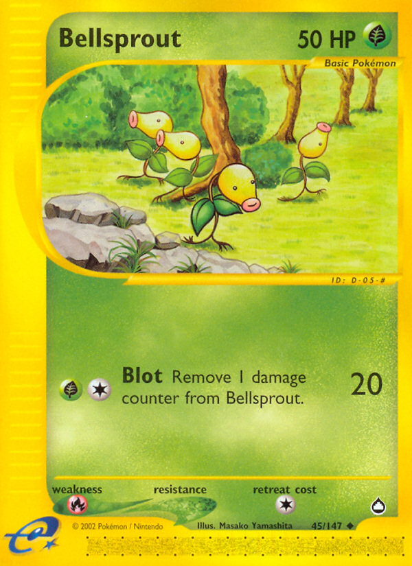 Bellsprout (45/147) [Aquapolis] | Deep Dive Games St. Marys