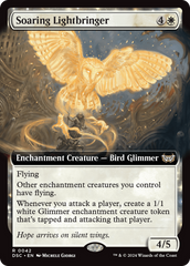 Soaring Lightbringer (Extended Art) [Duskmourn: House of Horror Commander] | Deep Dive Games St. Marys