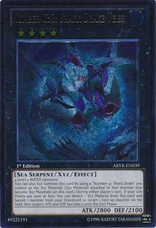 Number C32: Shark Drake Veiss (UTR) [ABYR-EN039] Ultimate Rare | Deep Dive Games St. Marys