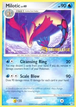 Milotic (70/147) (Prerelease Promo) [Nintendo: Black Star Promos] | Deep Dive Games St. Marys