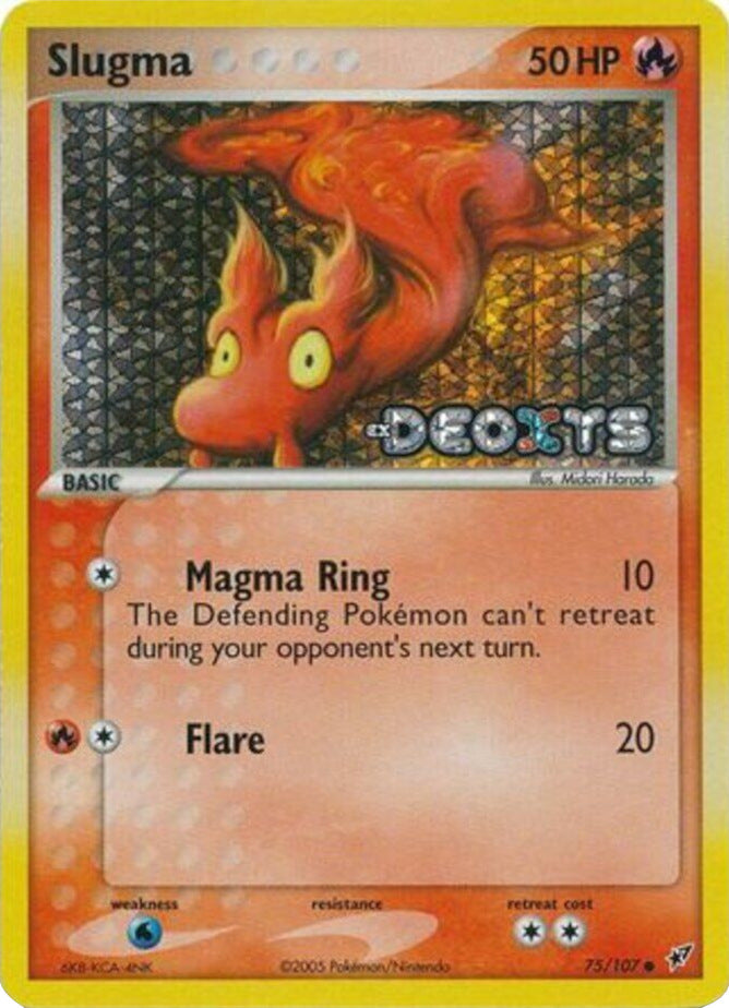 Slugma (75/107) (Stamped) [EX: Deoxys] | Deep Dive Games St. Marys