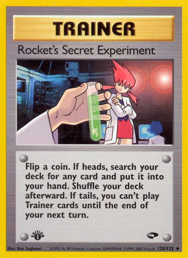 Rocket's Secret Experiment (120/132) [Gym Challenge 1st Edition] | Deep Dive Games St. Marys