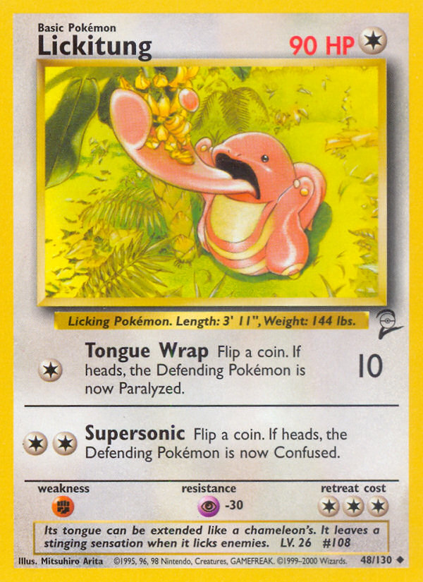 Lickitung (48/130) [Base Set 2] | Deep Dive Games St. Marys