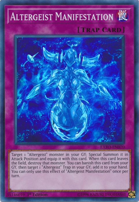 Altergeist Manifestation [EXFO-EN070] Super Rare | Deep Dive Games St. Marys