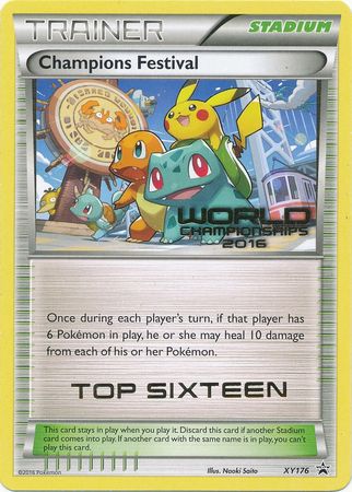 Champions Festival 2016 Top Sixteen (XY176) [XY: Black Star Promos] | Deep Dive Games St. Marys