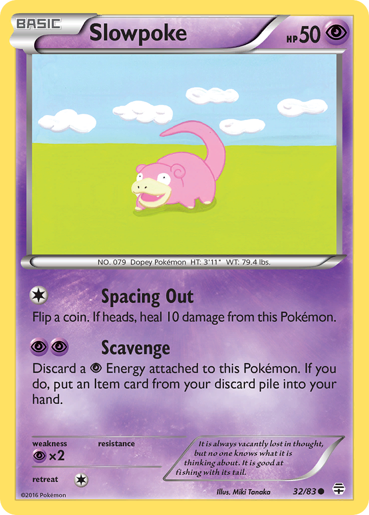 Slowpoke (32/83) [XY: Generations] | Deep Dive Games St. Marys