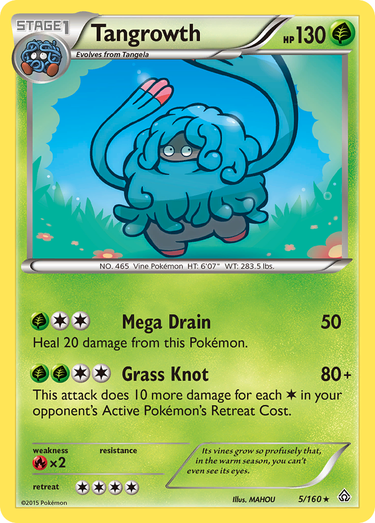 Tangrowth (5/160) [XY: Primal Clash] | Deep Dive Games St. Marys
