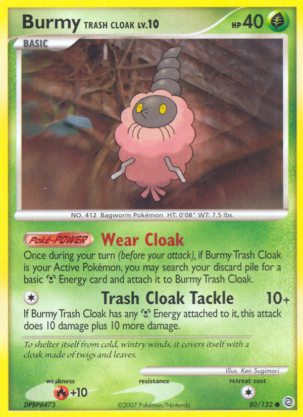 Burmy Trash Cloak (80/132) [Diamond & Pearl: Secret Wonders] | Deep Dive Games St. Marys