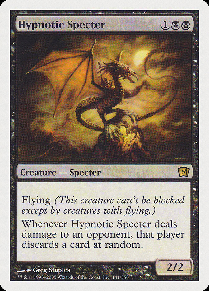 Hypnotic Specter (9th Edition) (Oversized) [Oversize Cards] | Deep Dive Games St. Marys