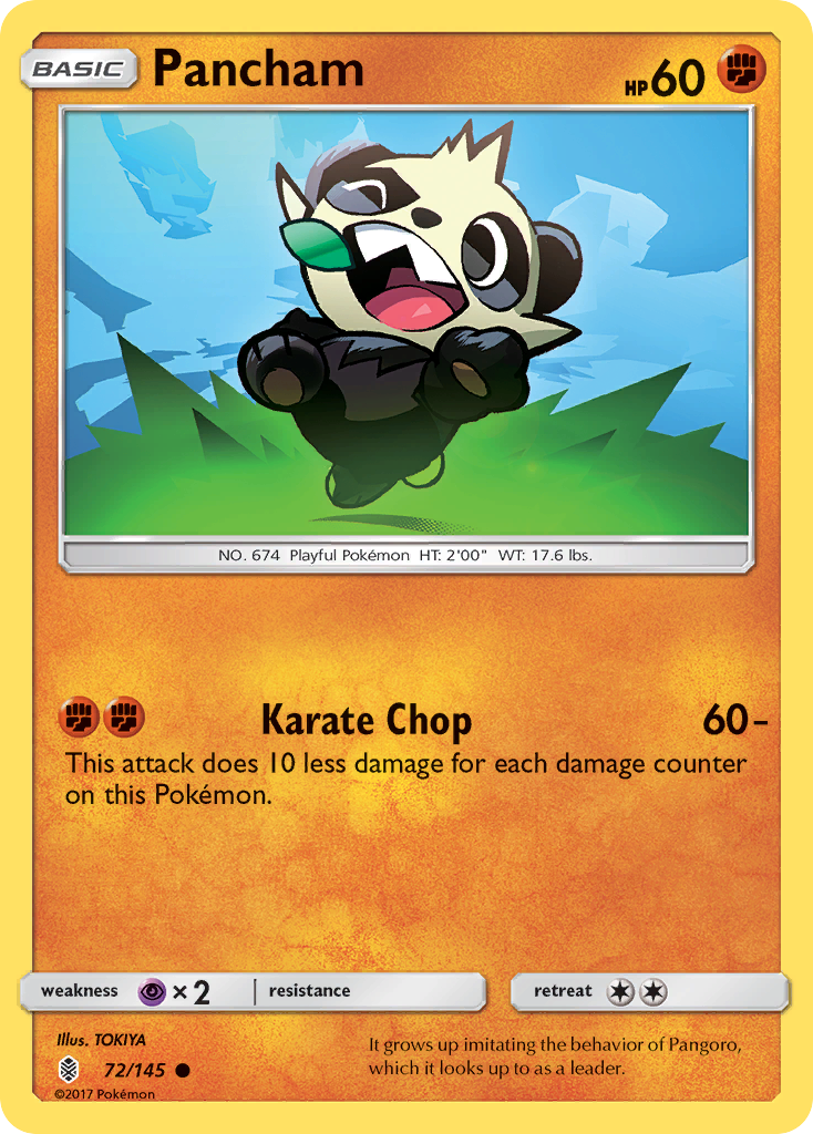 Pancham (72/145) [Sun & Moon: Guardians Rising] | Deep Dive Games St. Marys