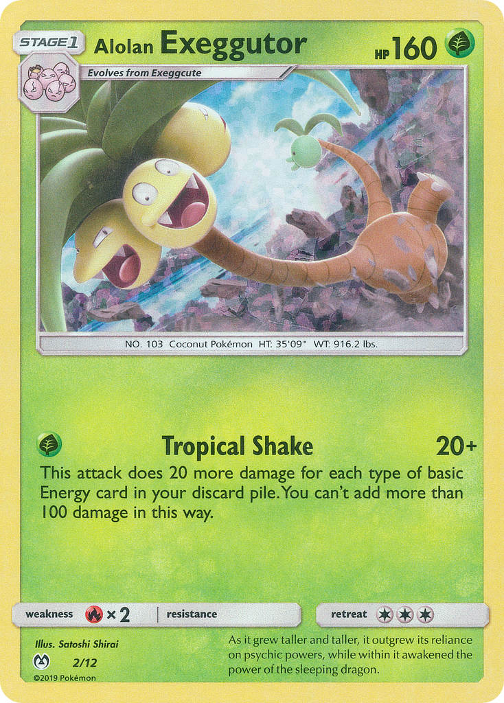 Alolan Exeggutor (2/12) [McDonald's Promos: 2019 Collection] | Deep Dive Games St. Marys