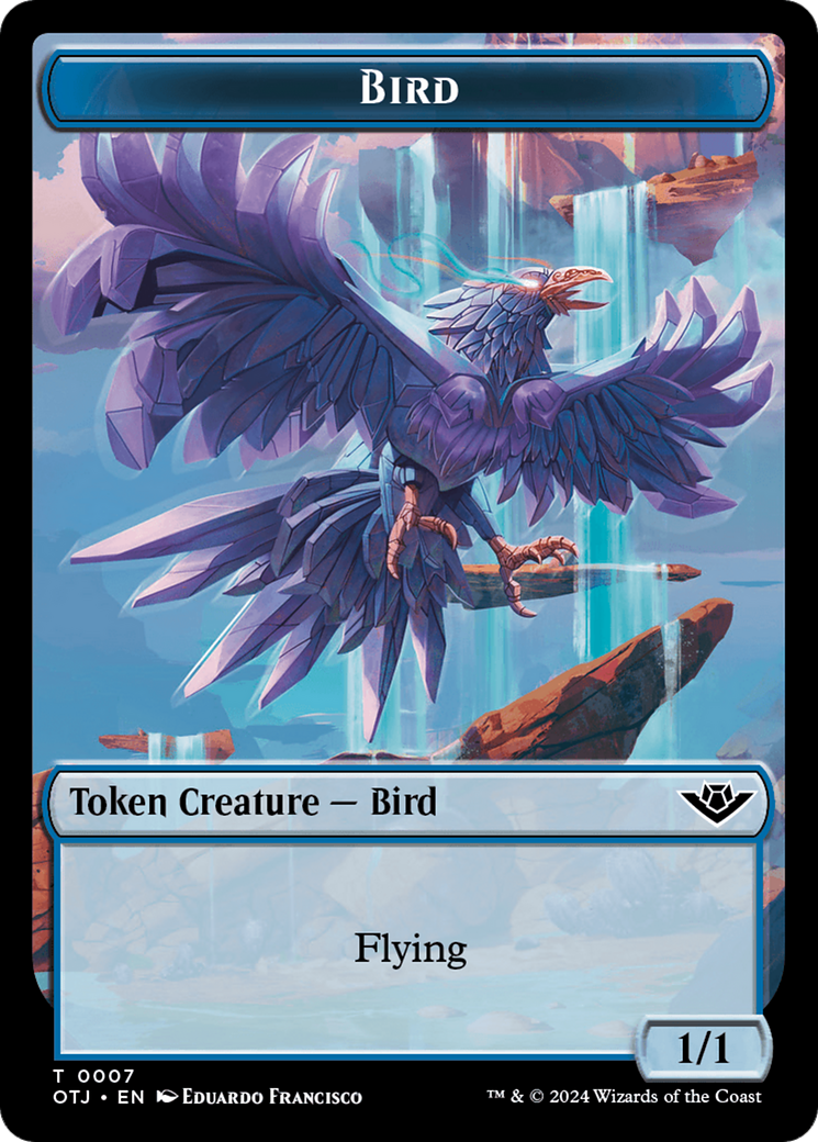 Bird // Plot Double-Sided Token [Outlaws of Thunder Junction Tokens] | Deep Dive Games St. Marys