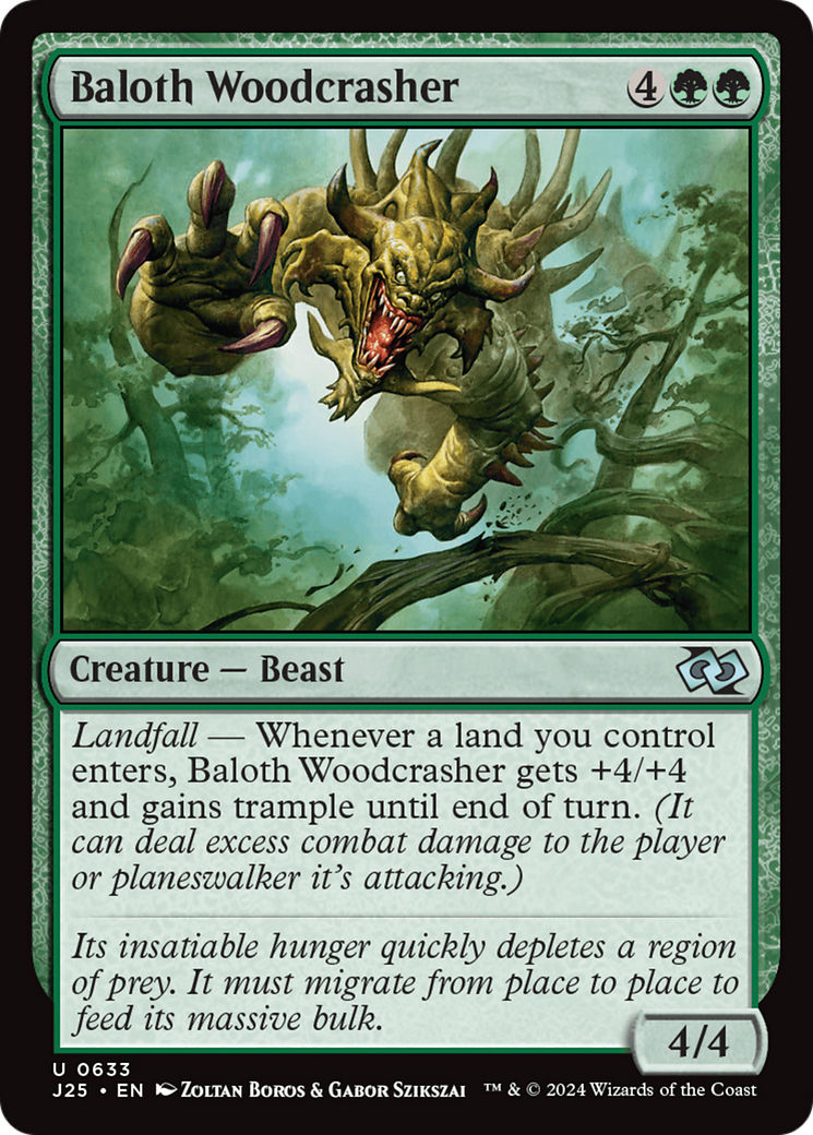 Baloth Woodcrasher [Foundations Jumpstart] | Deep Dive Games St. Marys