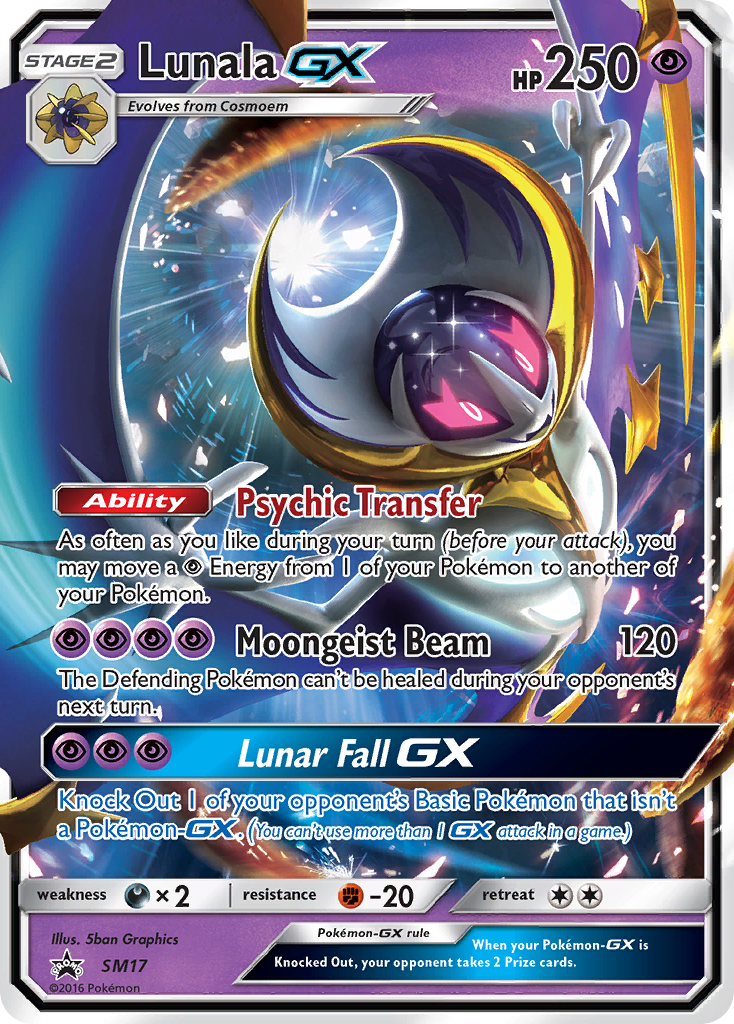 Lunala GX (SM17) [Sun & Moon: Black Star Promos] | Deep Dive Games St. Marys