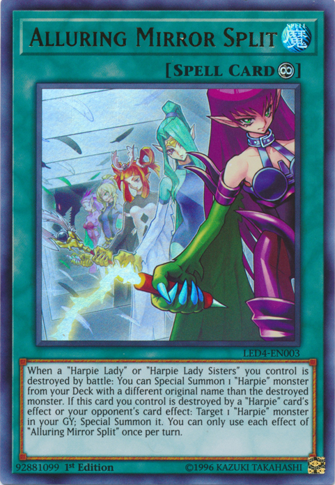 Alluring Mirror Split [LED4-EN003] Ultra Rare | Deep Dive Games St. Marys