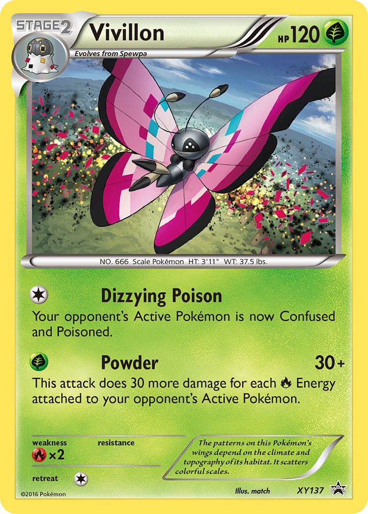 Vivillon (XY137) [XY: Black Star Promos] | Deep Dive Games St. Marys