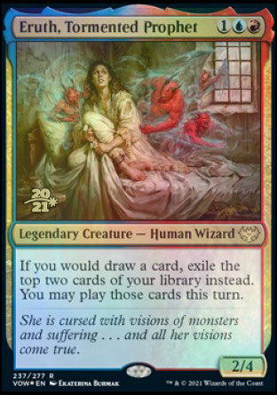 Eruth, Tormented Prophet [Innistrad: Crimson Vow Prerelease Promos] | Deep Dive Games St. Marys