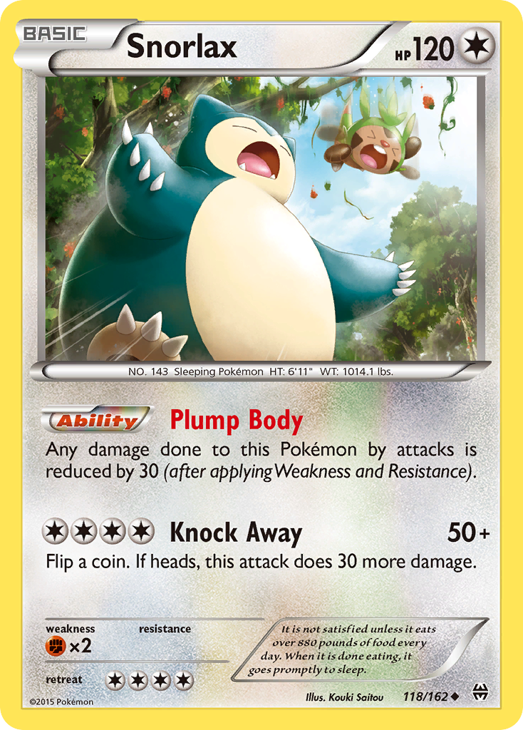 Snorlax (118/162) [XY: BREAKthrough] | Deep Dive Games St. Marys