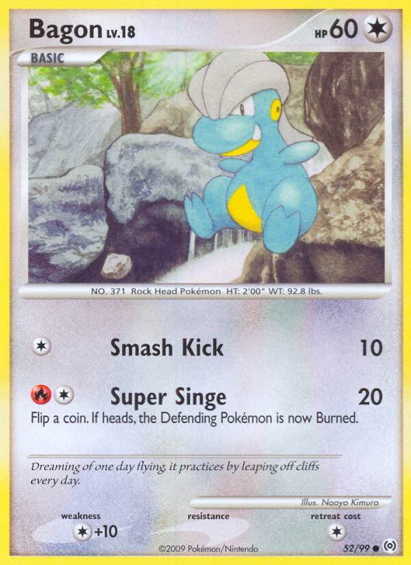 Bagon (52/99) [Platinum: Arceus] | Deep Dive Games St. Marys